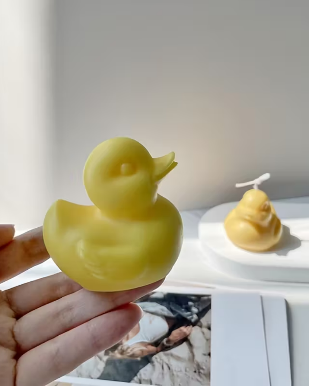 Molde de Silicona en forma de Pato