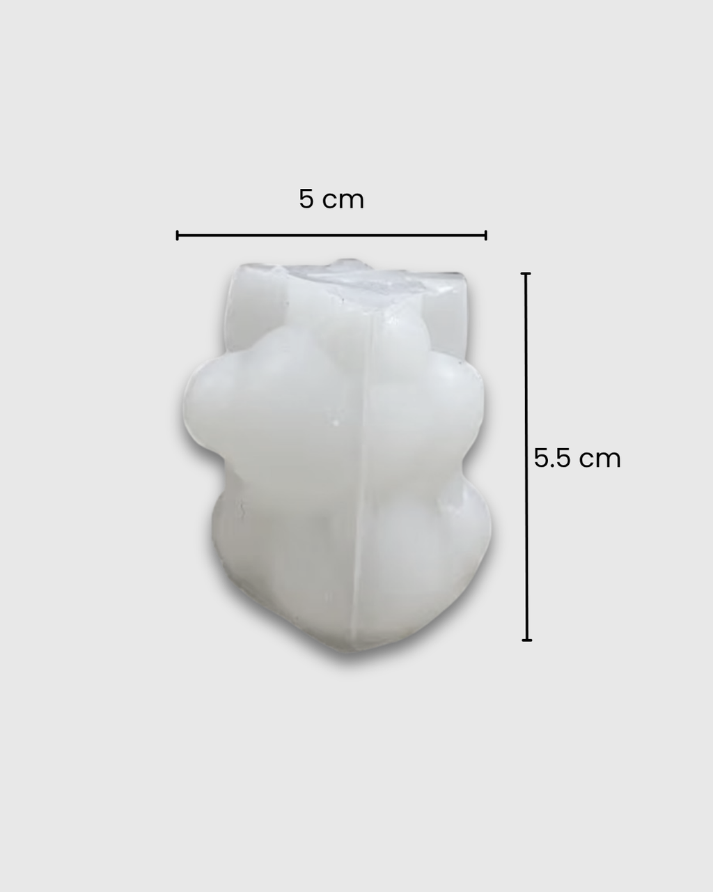 Molde de Silicona Oso con la Mano Arriba