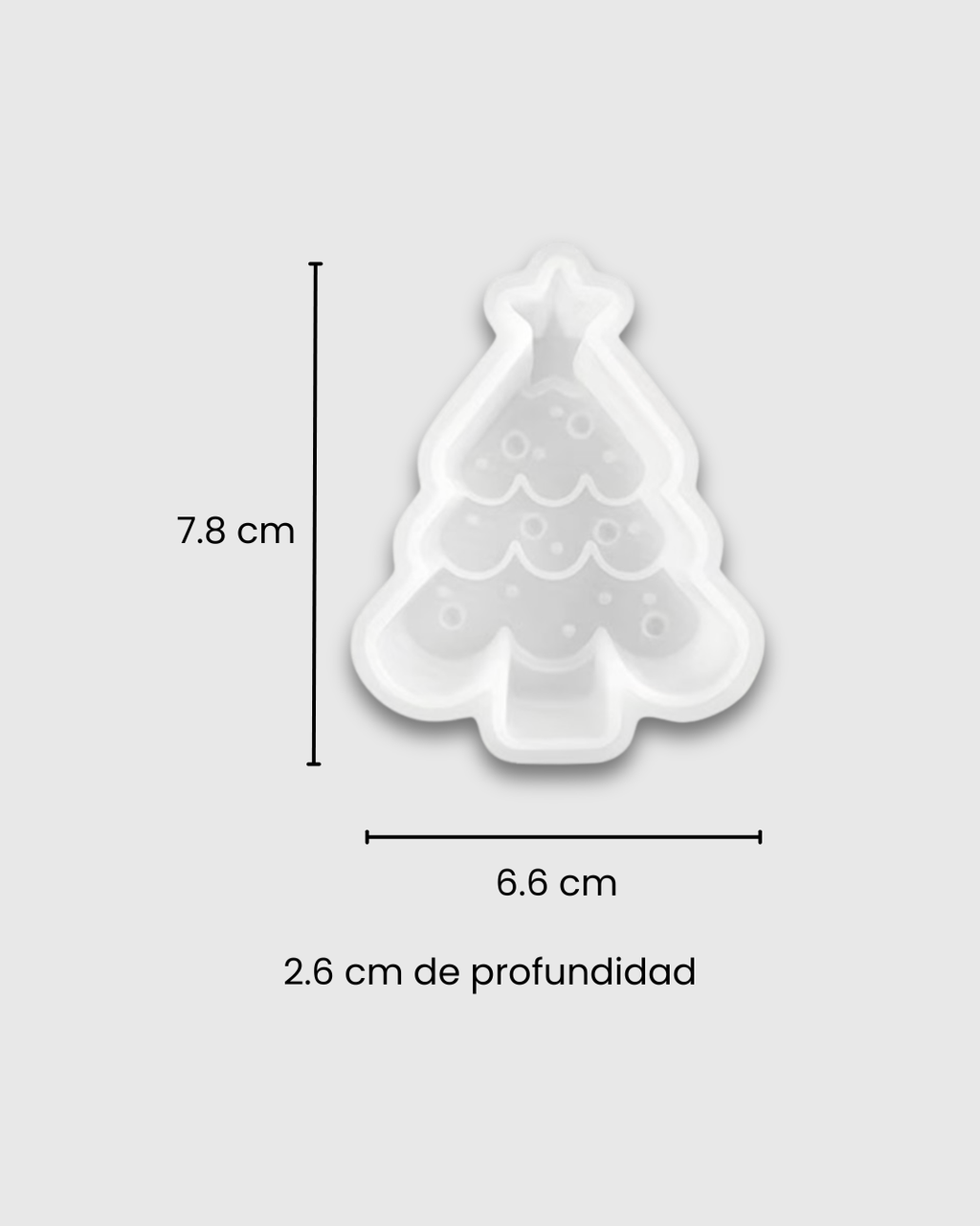 Molde de Silicona Árbol de Navidad #3