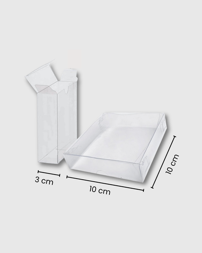 caja transparente para empacar