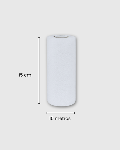 Rollo de tul 15 cm x 15 metros