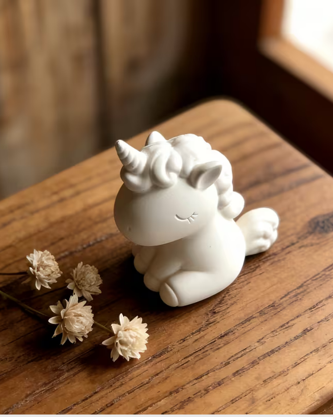 Molde de silicona en forma de unicornio