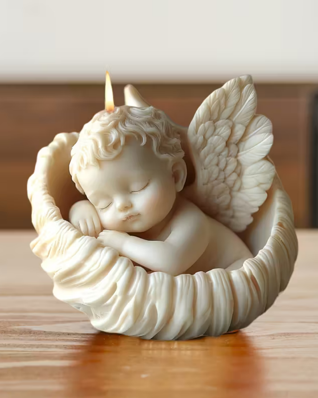 Molde silicona forma angelito durmiendo