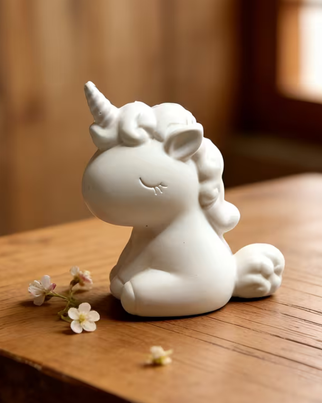 Molde de silicona en forma de unicornio