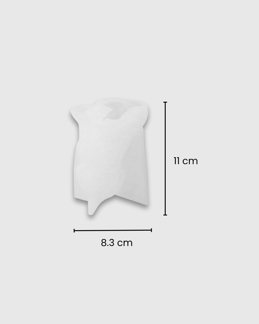 molde de silicona en forma de Golden Retriever