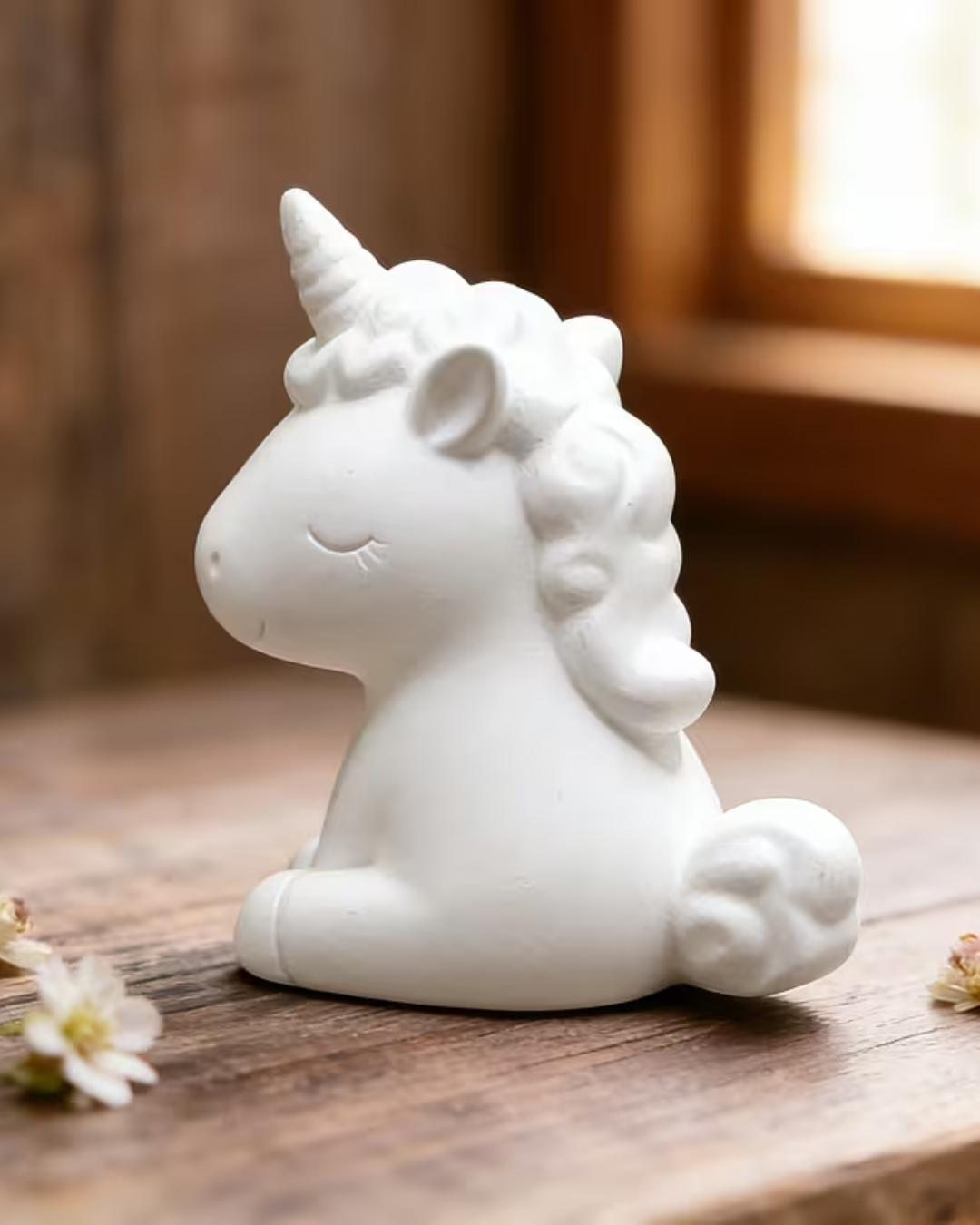 Molde de silicona en forma de unicornio