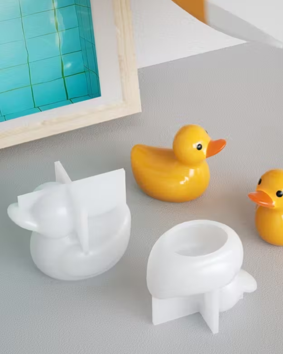 Molde de Silicona en Forma de Pato de Ule Pequeño