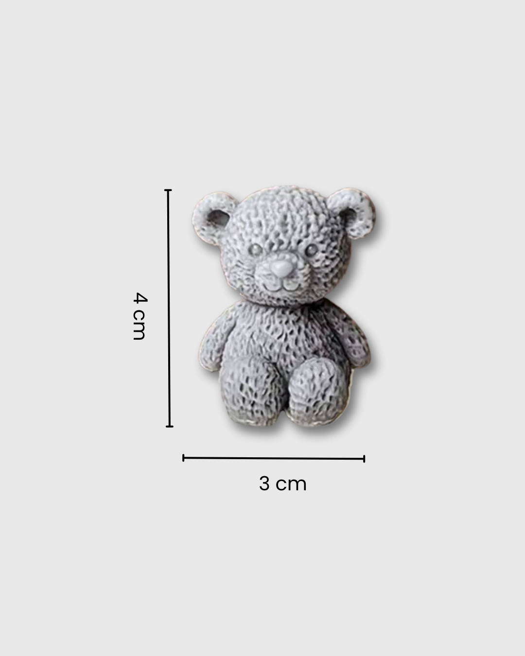 velas en forma de oso
