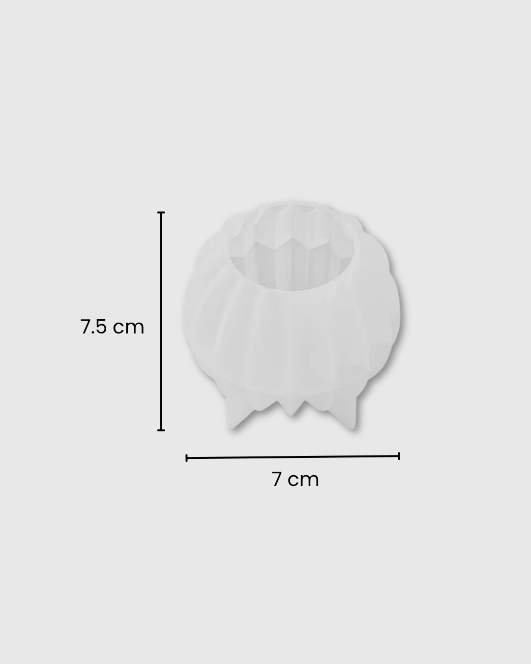 Molde de Silicona Esfera con Rayas