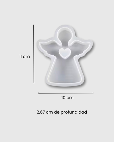 Molde de Silicona Ángel del Amor con Corazón