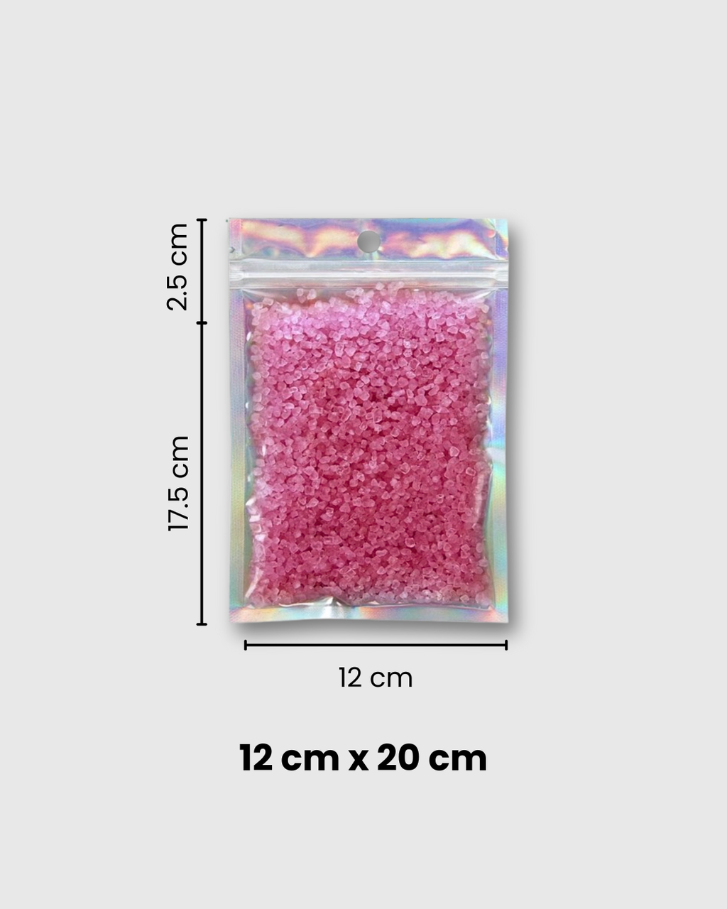 Bolsas Holográficas Resellables – Cierre Hermético Ziplock para Almacenamiento y Presentación