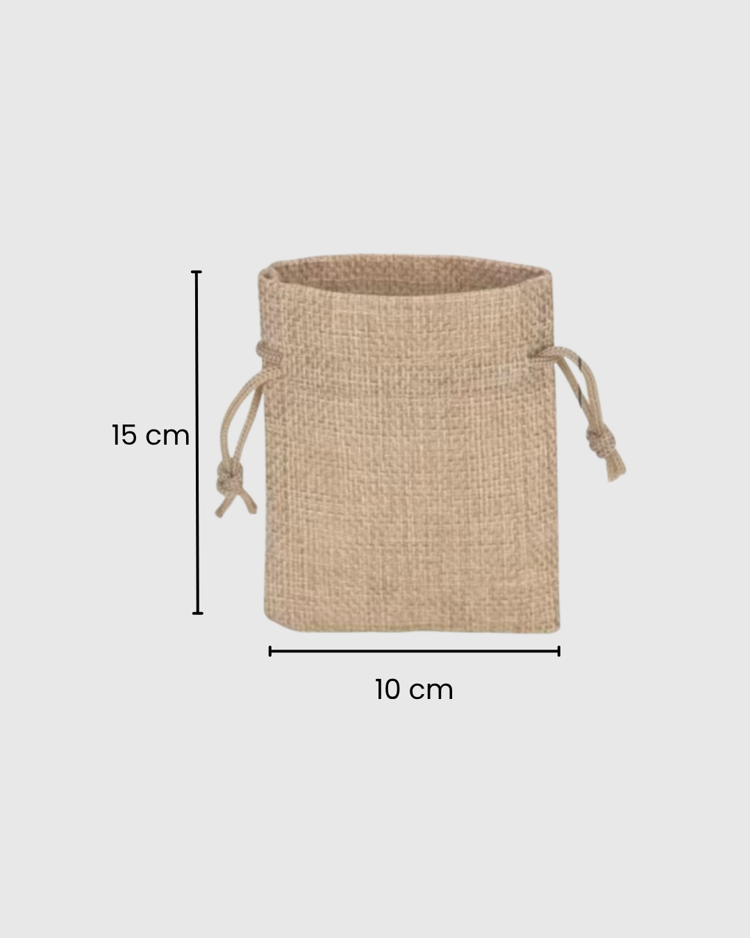 Bolsa de yute 10x15