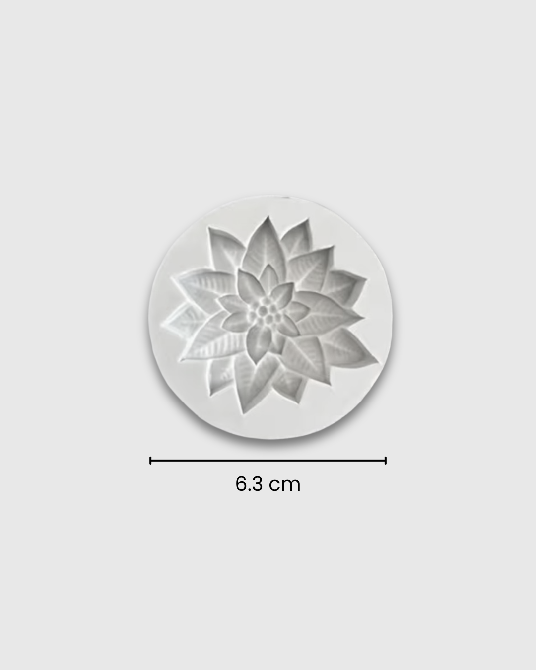 Molde de silicona Flor de Pascua