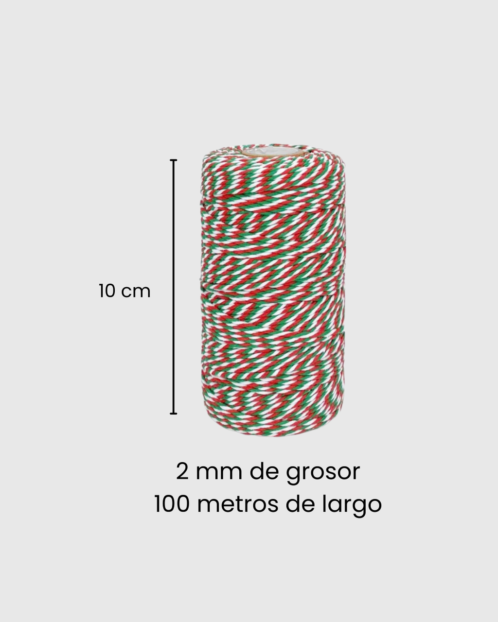 Rollo cordón navideño