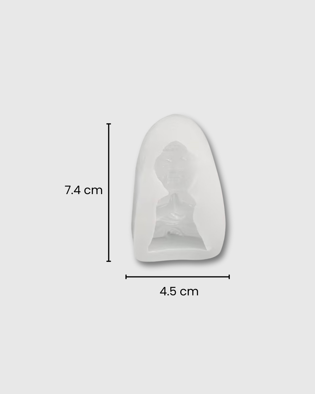 Molde de Silicona en forma de Mini Estatua de Buda Tathagata
