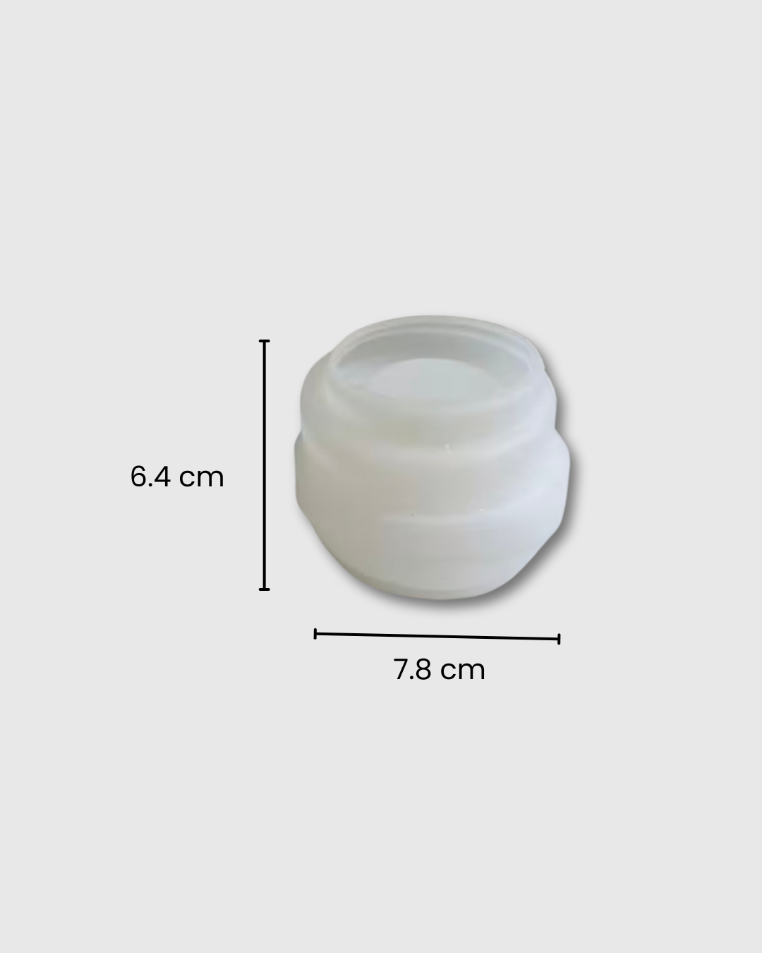 Molde de silicona en forma de recipiente irregular moderno