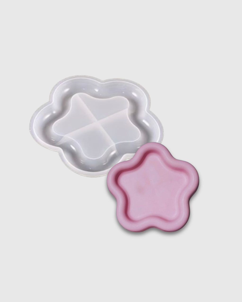 Molde de silicona bandeja en forma de flor