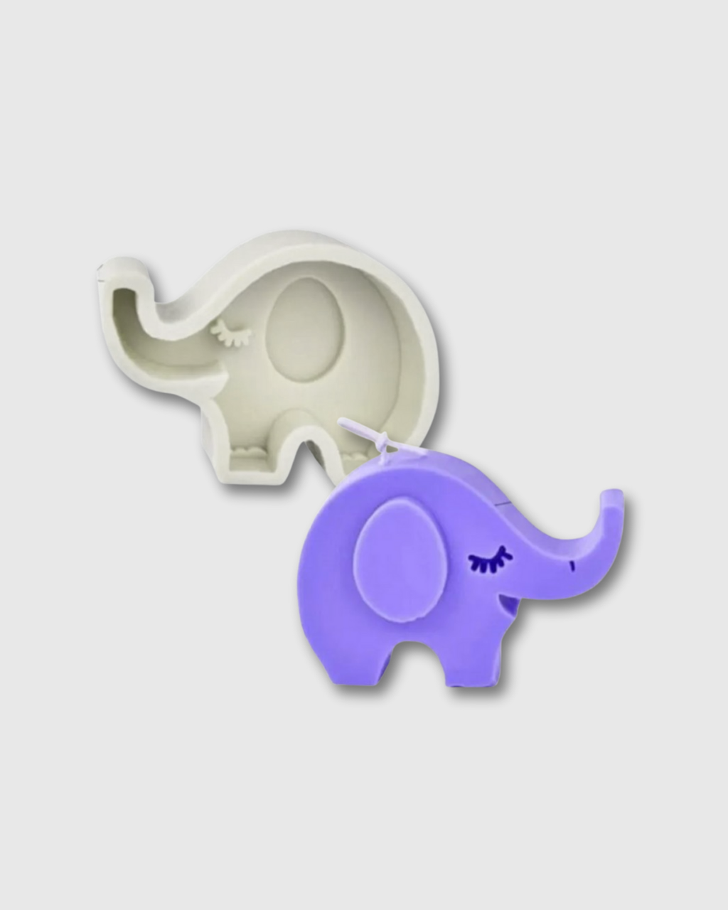 molde en silicona elefante tierno