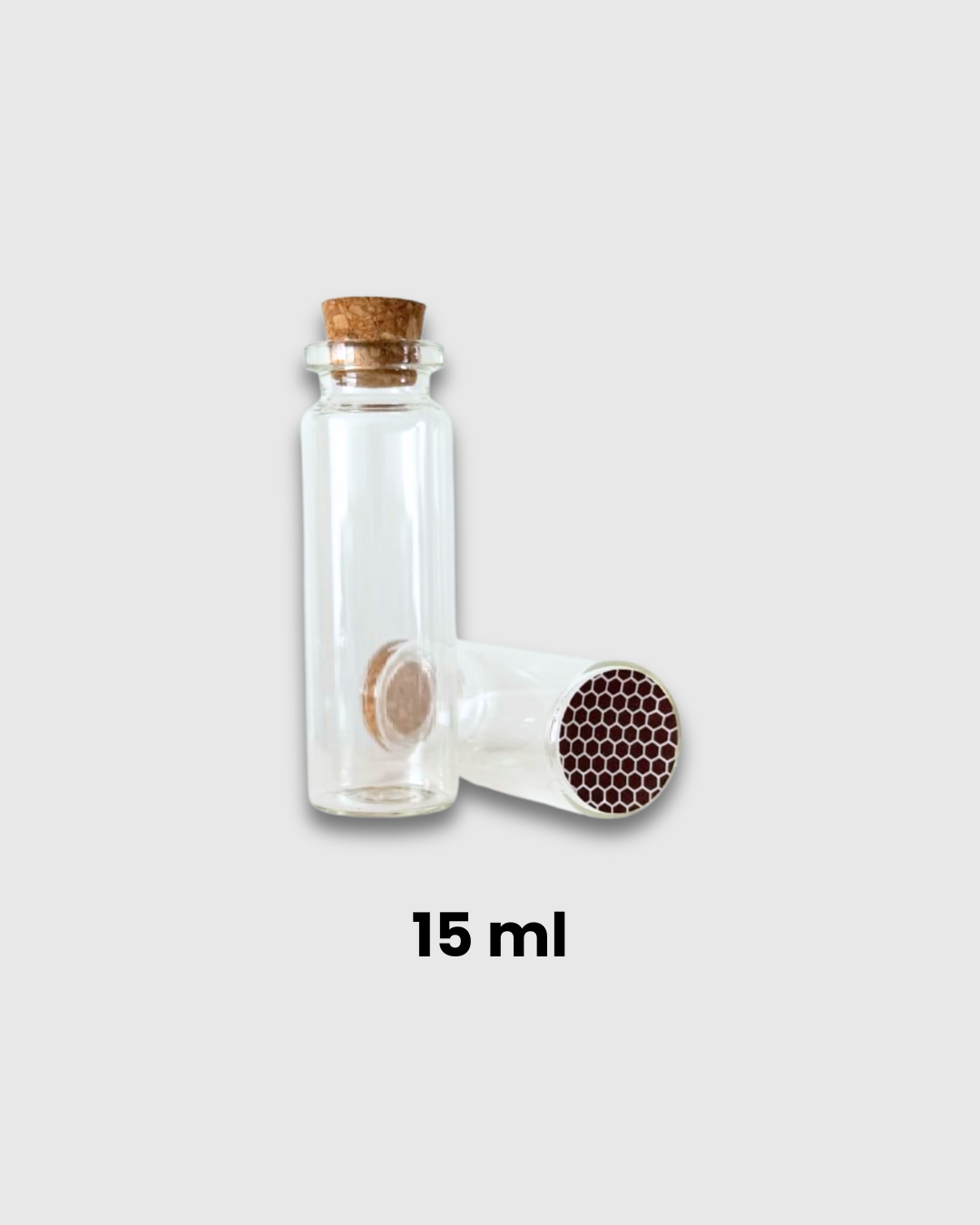 Frasco tapa corcho 15ml