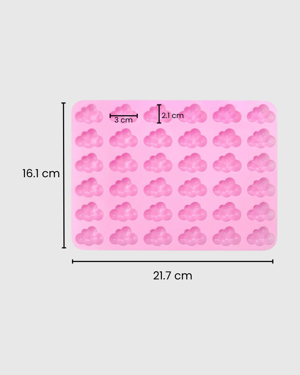 Molde de Silicona Mini Nubes