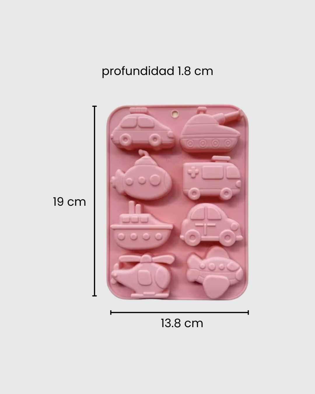 Molde de silicona carros/vehículos