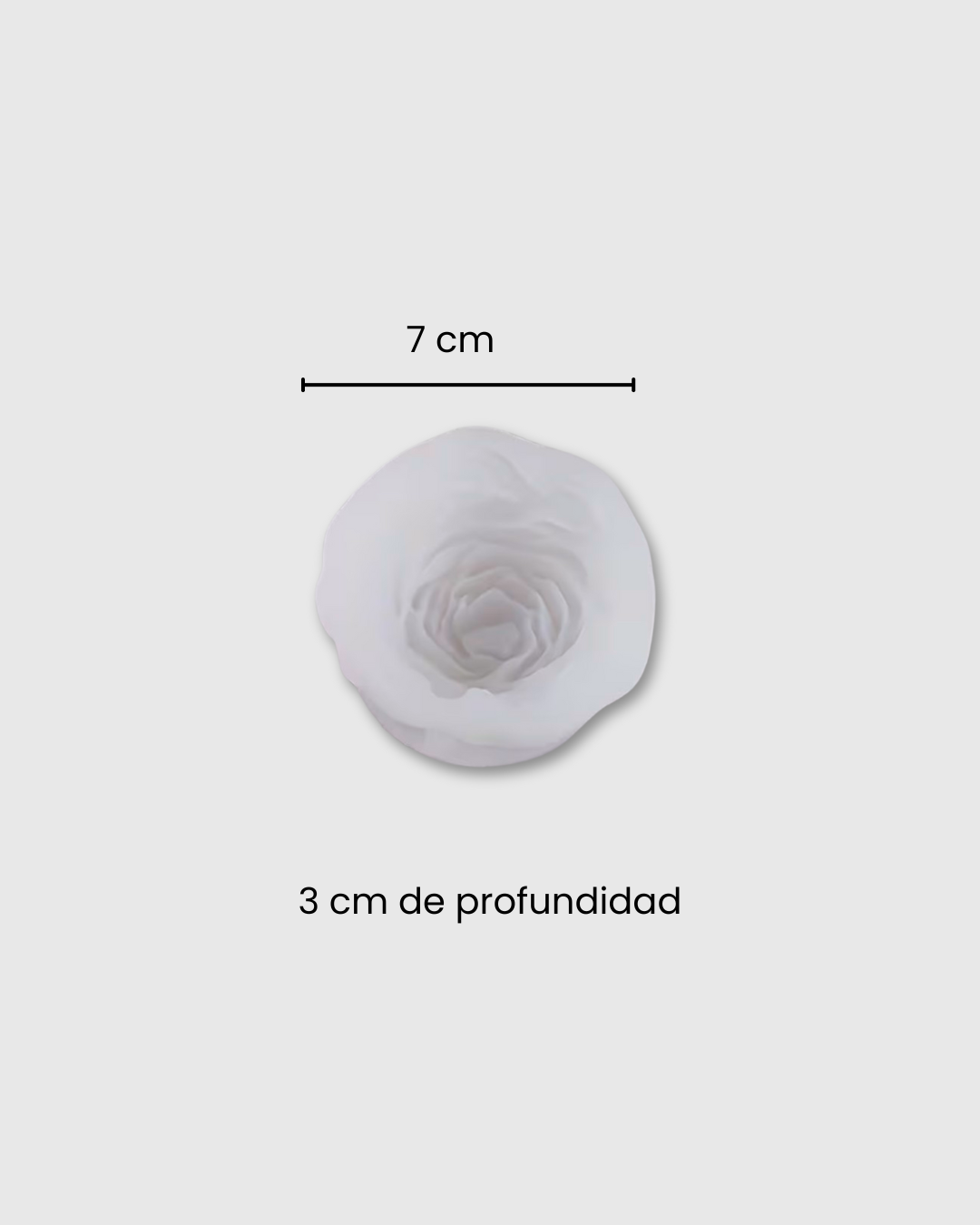 Molde de Silicona Peonía Mediana