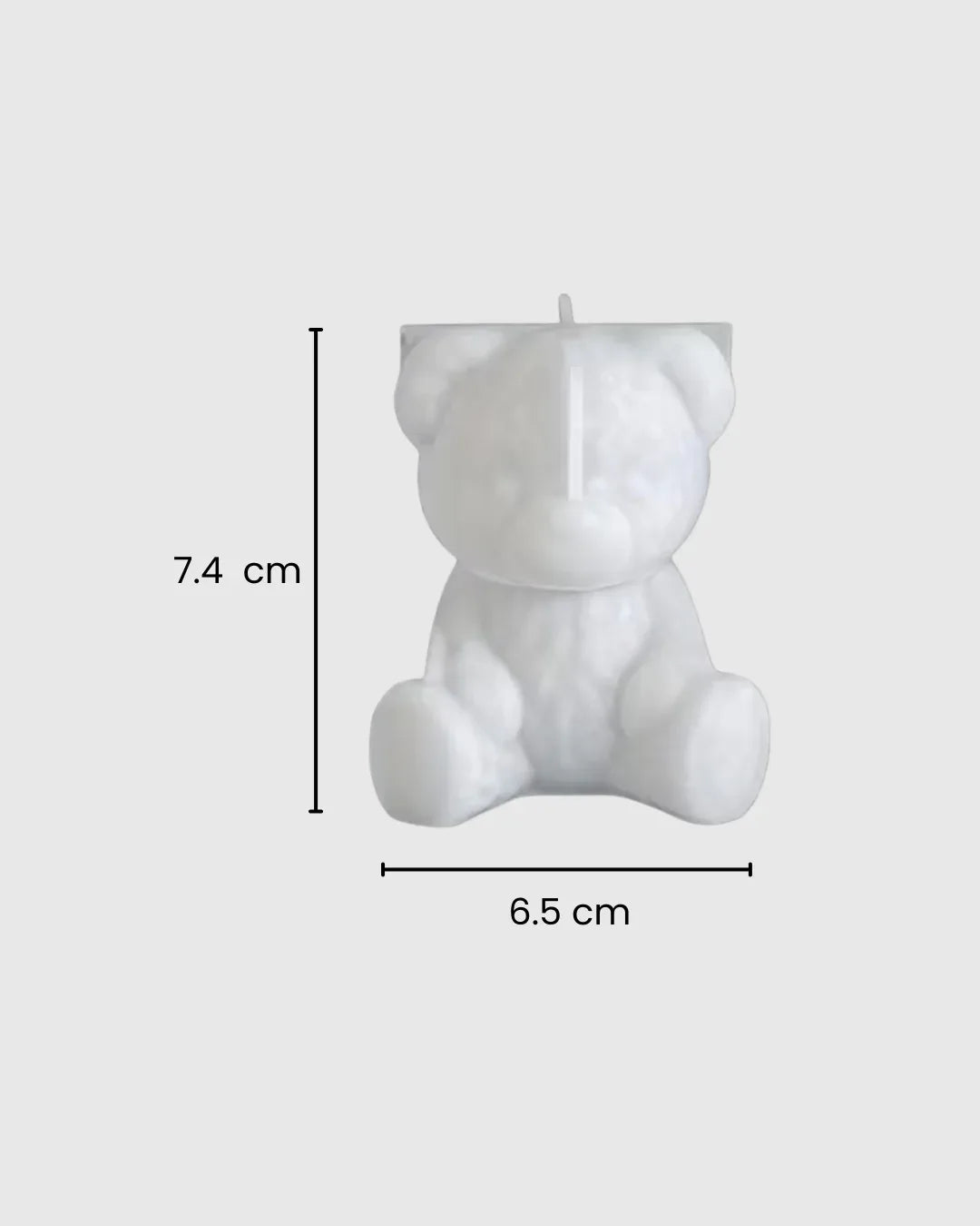 Molde de silicona oso teddy mediano