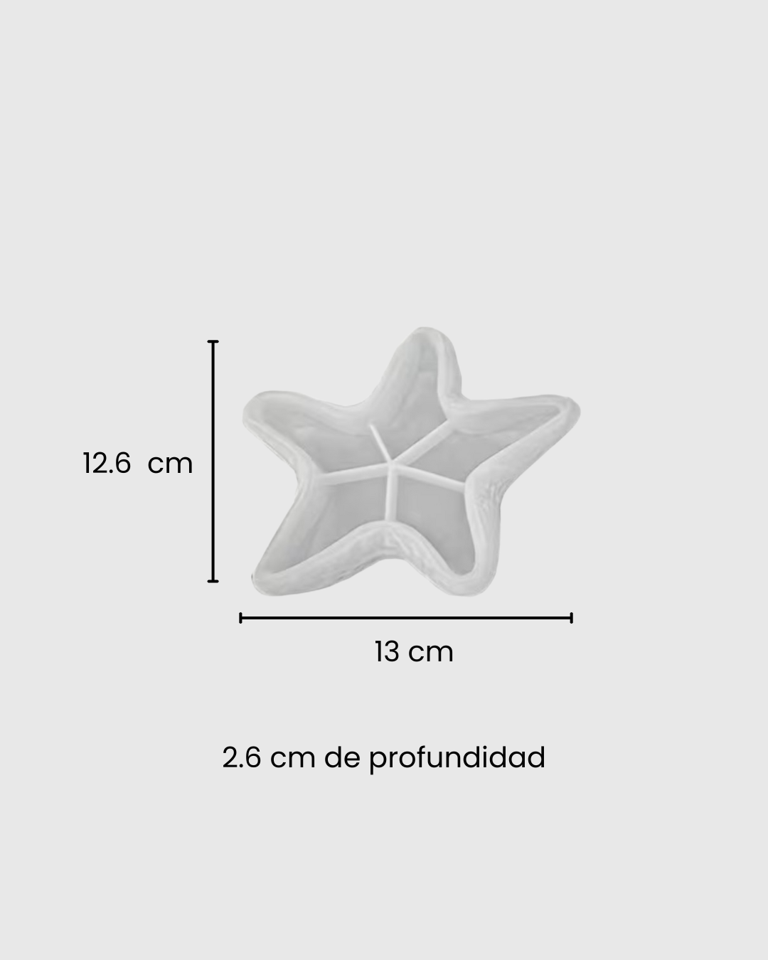 Molde de Silicona Bandeja Estrella de Mar