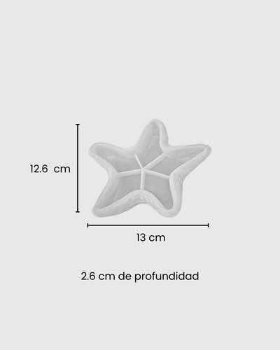Molde de Silicona Bandeja Estrella de Mar