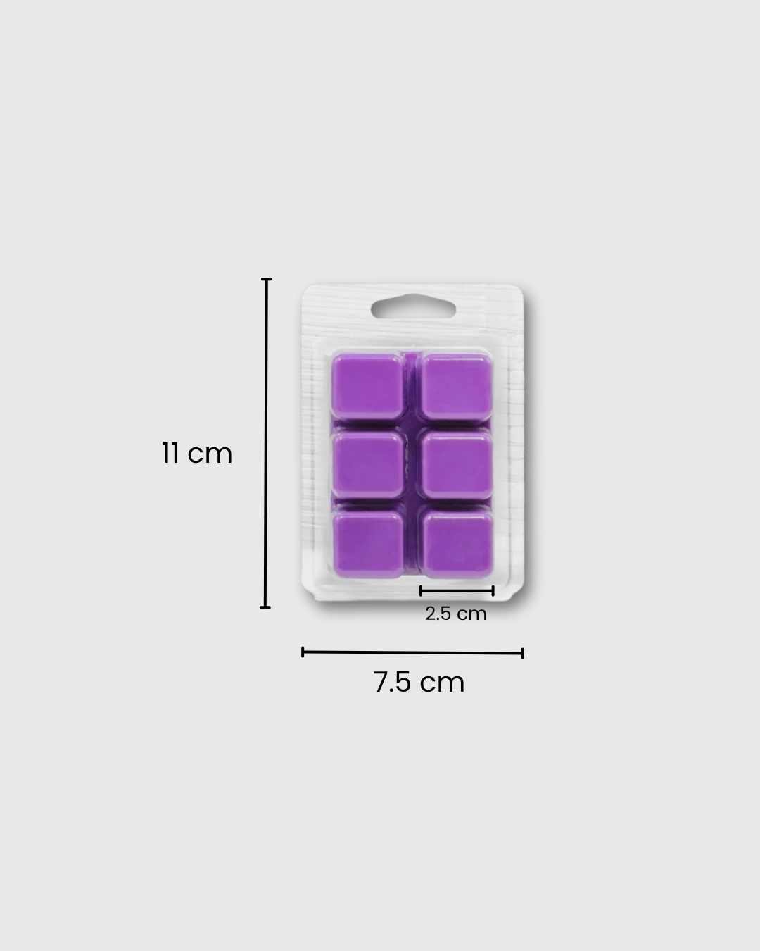 Pack x12 Moldes Transparentes para Wax Melts