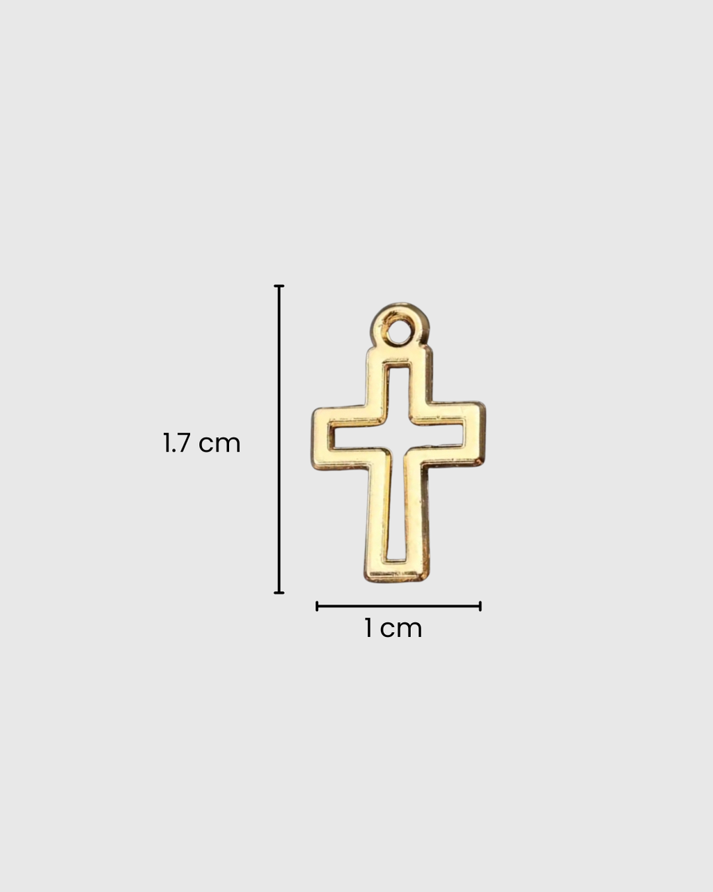 20 Mini Colgantes de Cruz