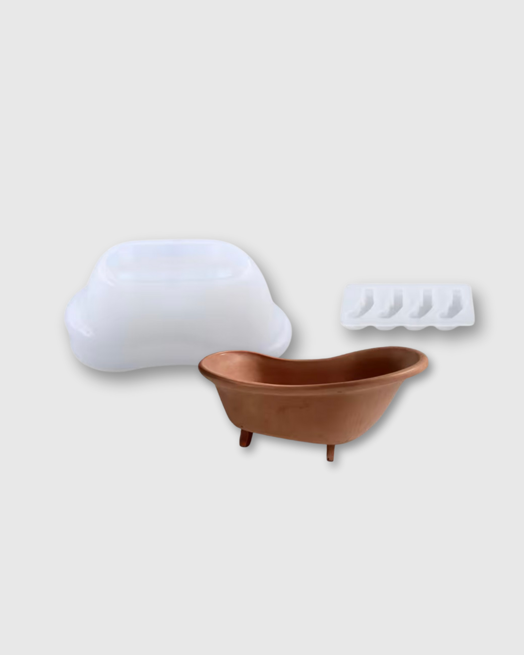 Molde de Silicona en Forma de Bañera