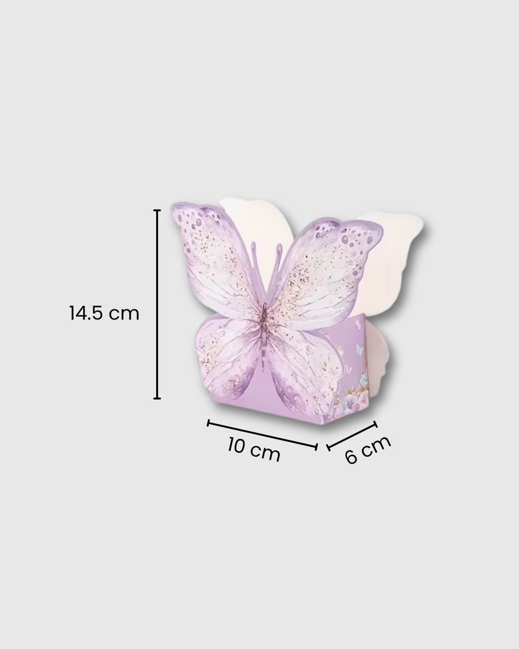Paquete x6 Cajas de Regalo con Mariposas