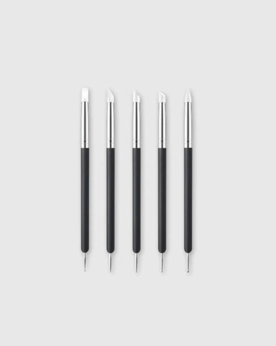 Set de 5 Pinceles de Doble Punta para Decoración