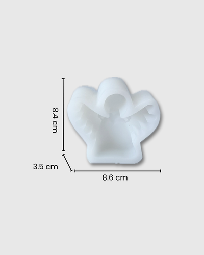Molde de silicona con forma de angel con corazón