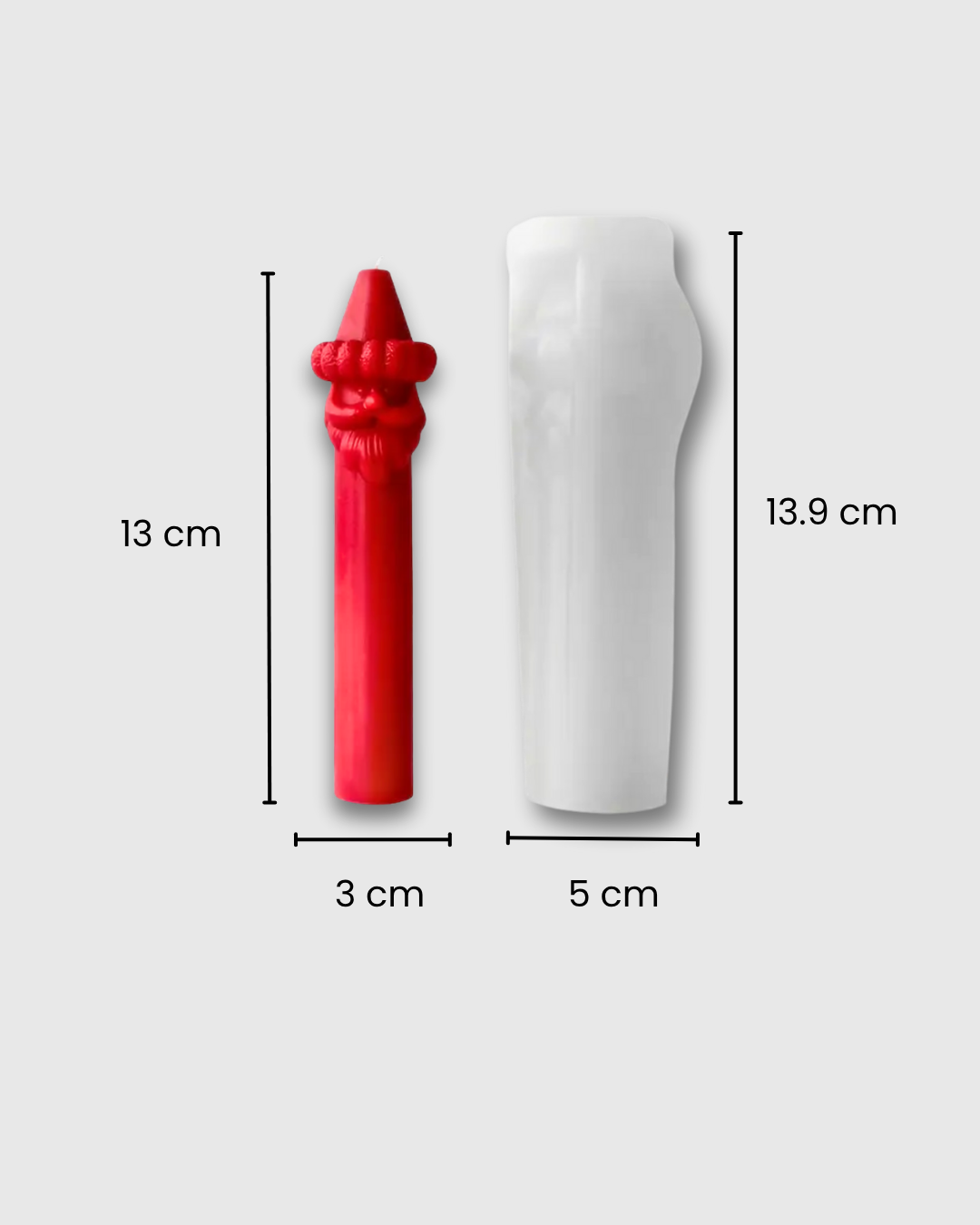 Molde de silicona de Papá Noel