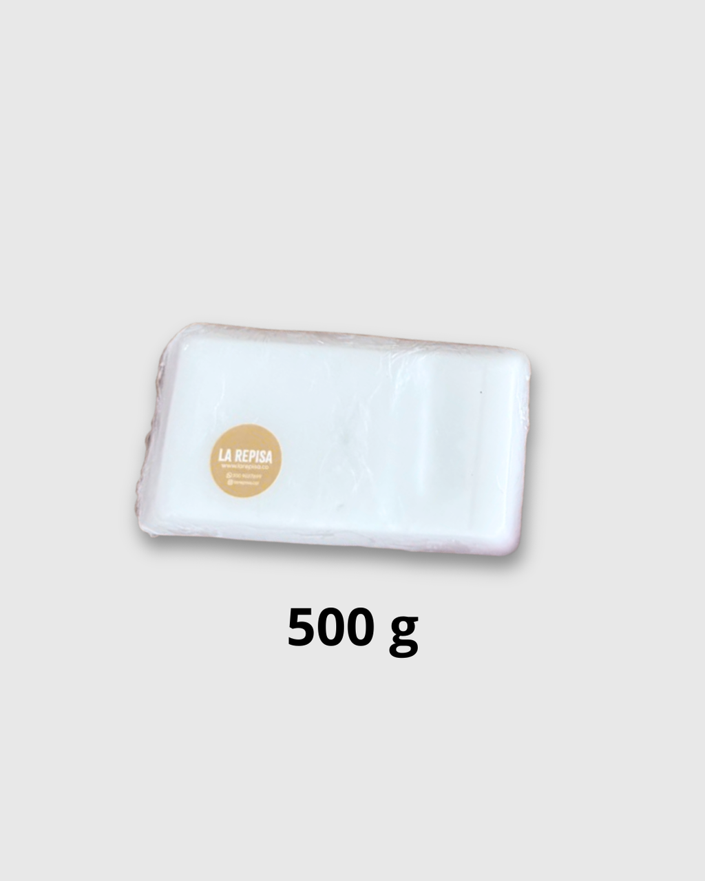 Base de Glicerina Blanca para Jabón Artesanal x 500 g