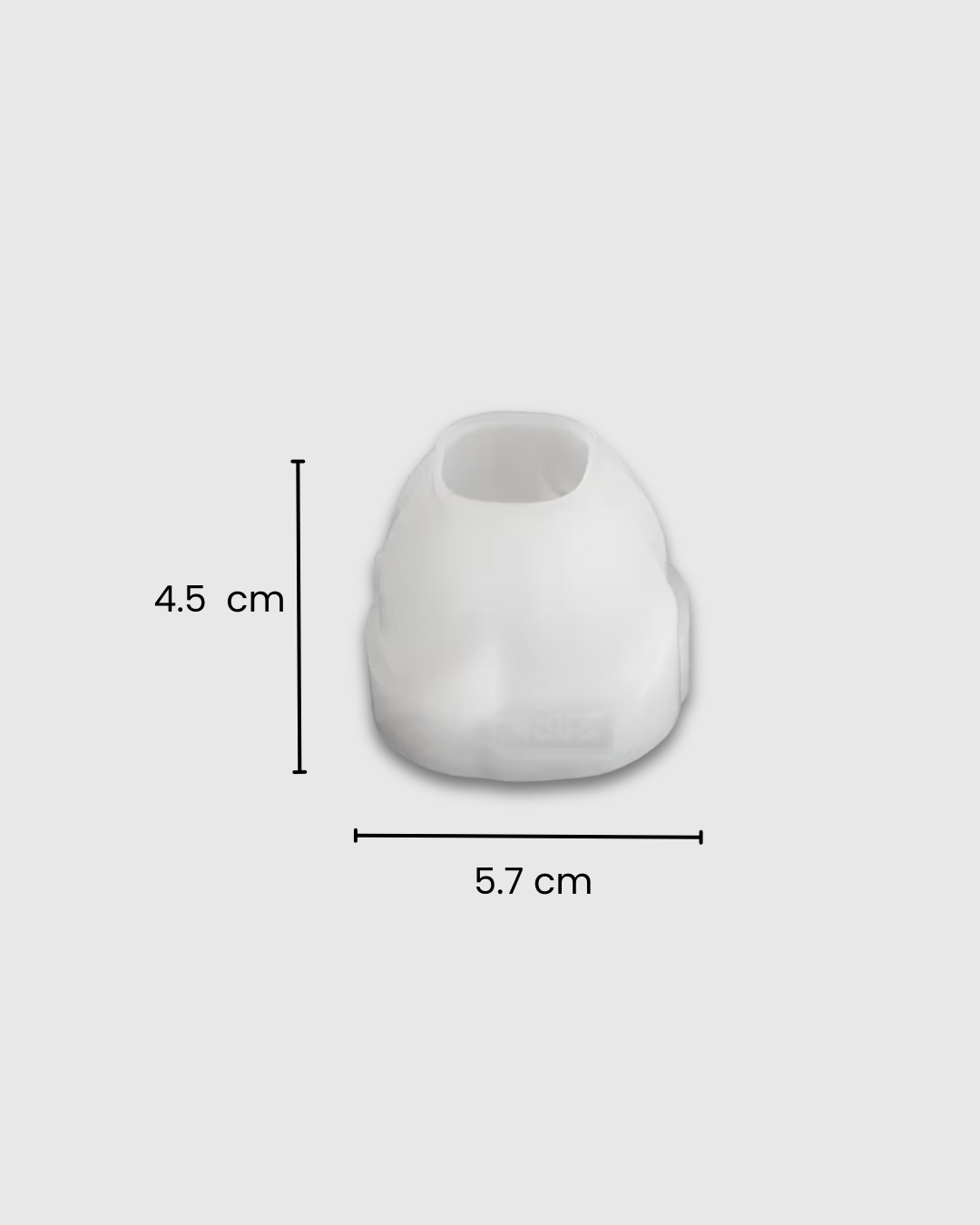 2 moldes de silicona en forma de rosa