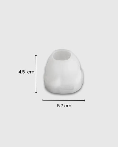2 moldes de silicona en forma de rosa