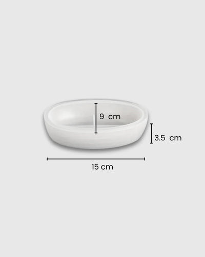 Molde de Silicona Recipiente Ovalado