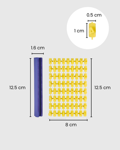 Juego de estampadora de sellos con letras y números del alfabeto