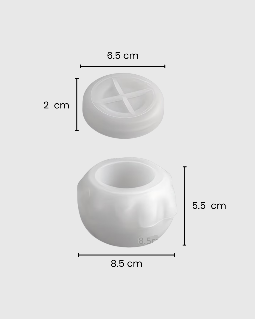 Molde de Silicona Tarro de Miel con Tapa