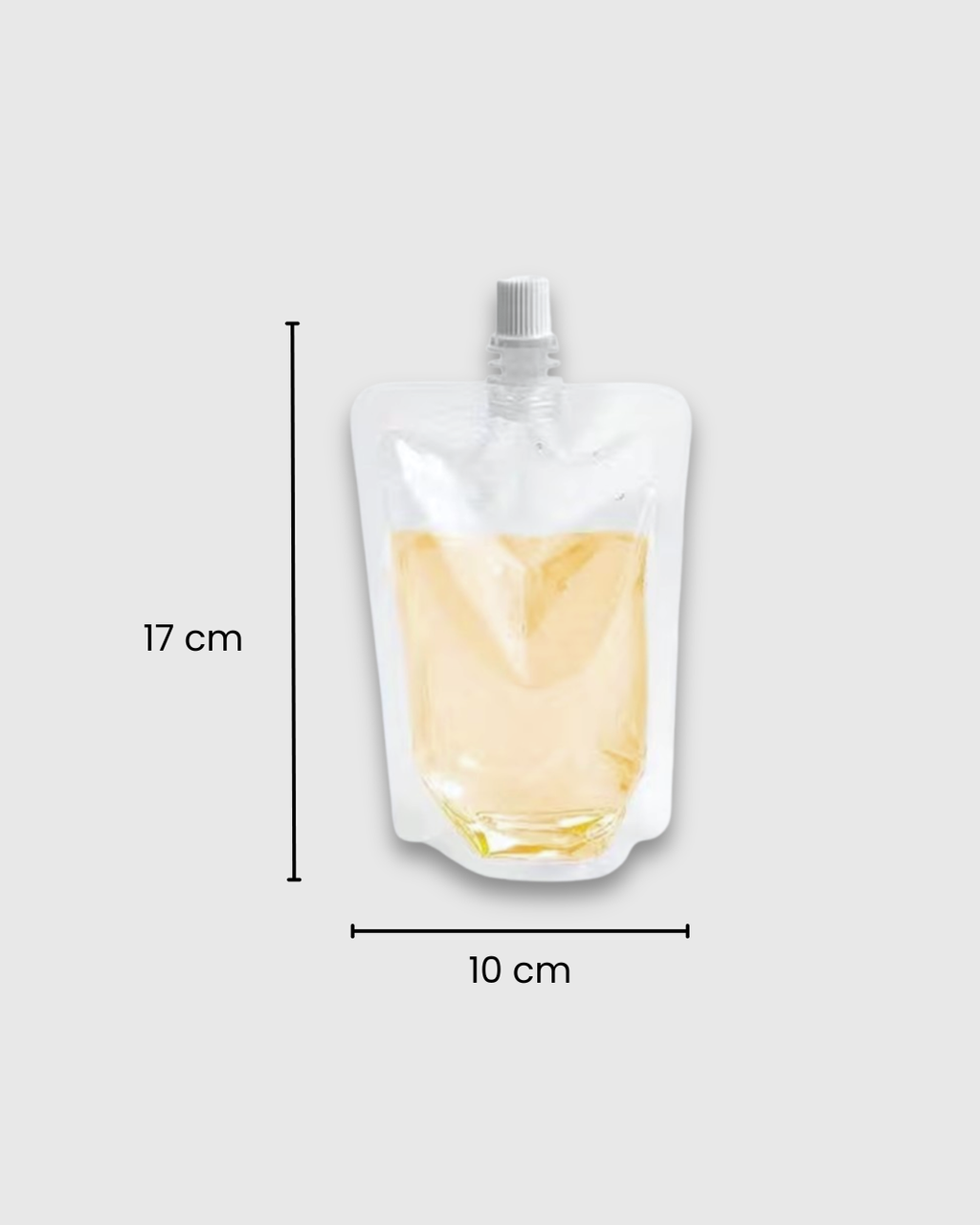 Bolsa Flexible 250 ml para Bebidas, Jugos y Wax Melt