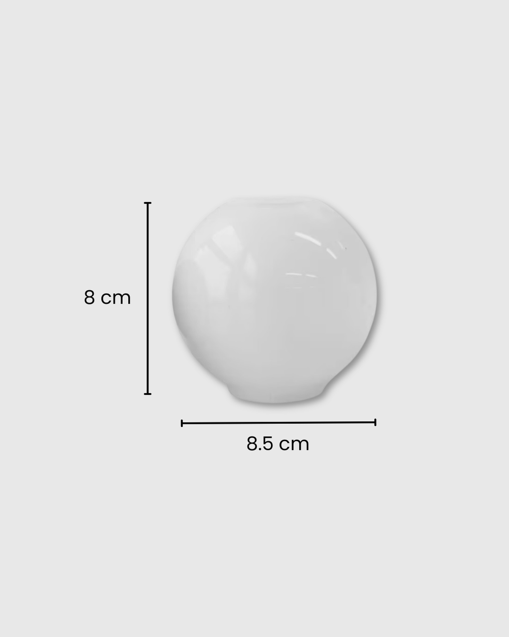 Molde de silicona esfera lisa