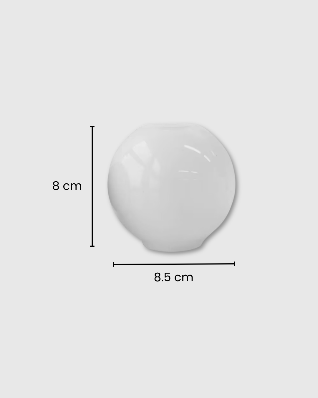 Molde de silicona esfera lisa