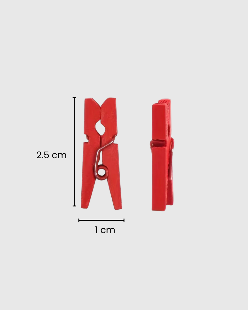 Paquete x 50 Mini Pinzas de Madera