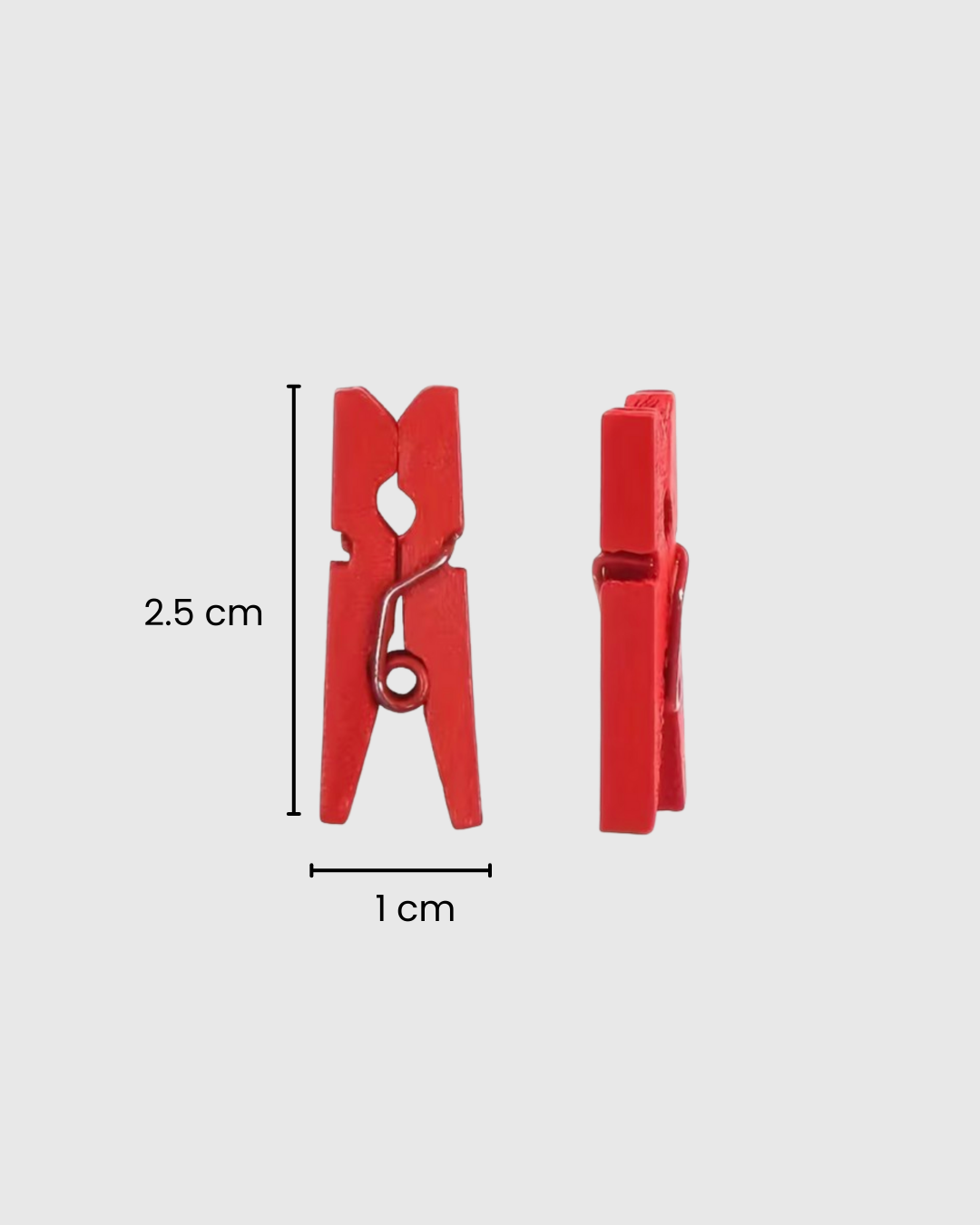 Paquete x 50 Mini Pinzas de Madera