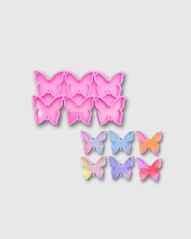 Moldes de Silicona para Manualidades de Mariposas 6-en-1