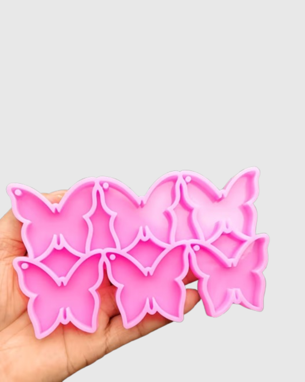 Moldes de Silicona para Manualidades de Mariposas 6-en-1