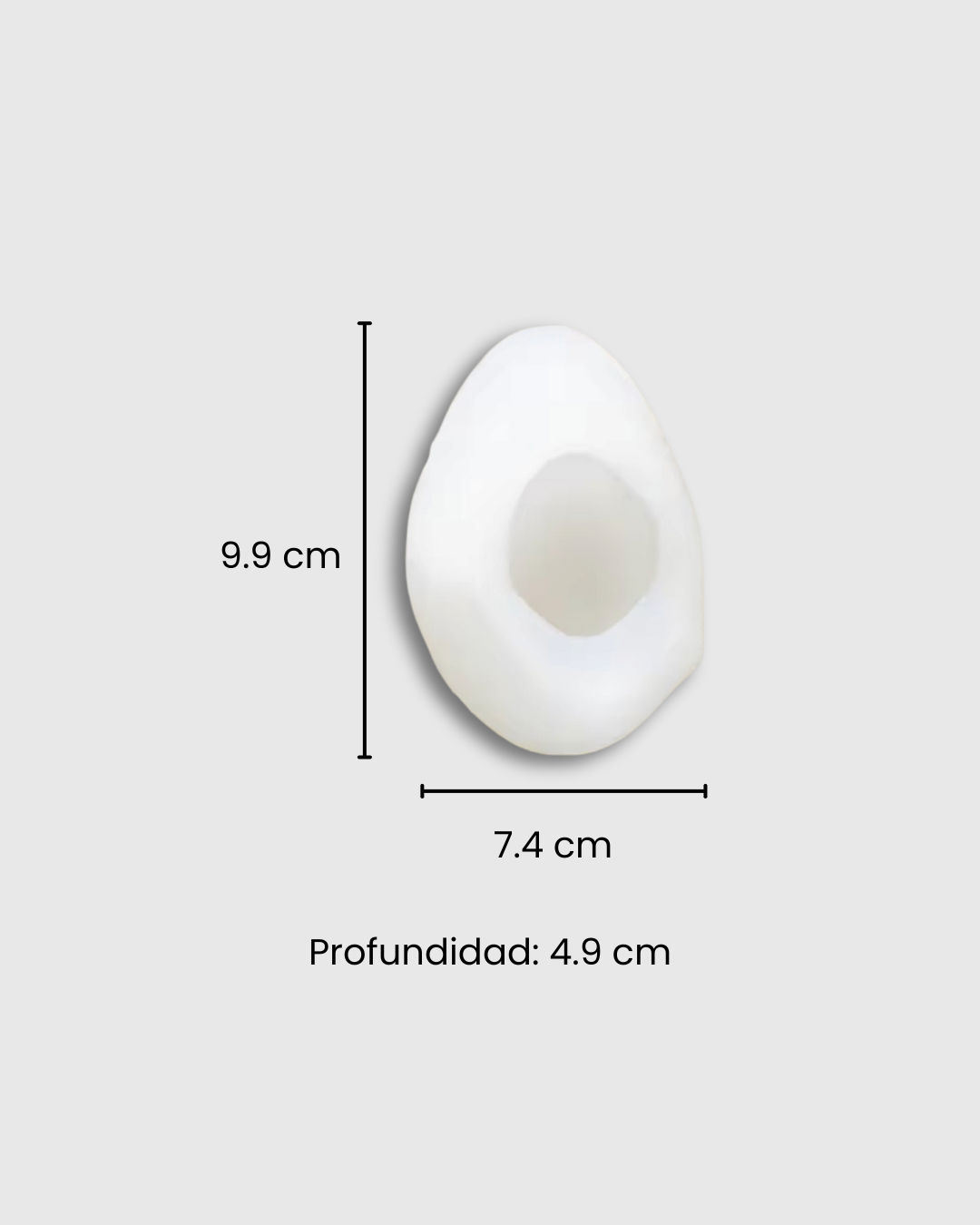 Molde de silicona en forma de aguacate